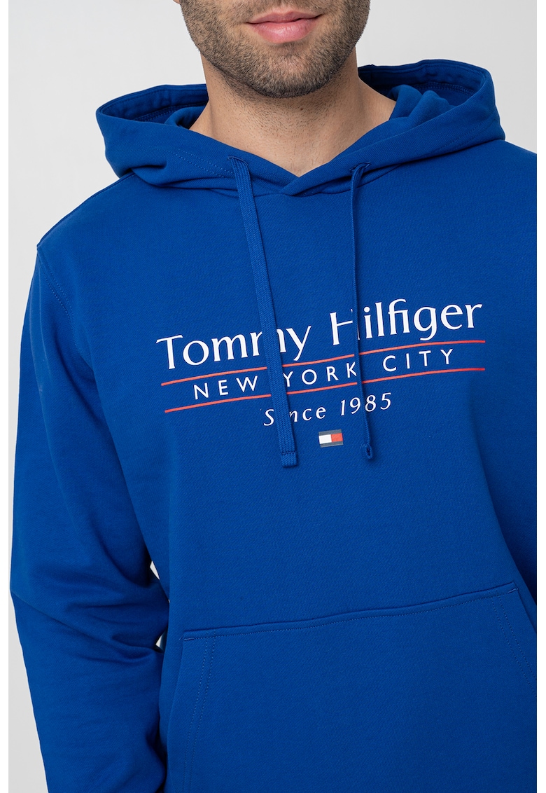 Hanorac de bumbac organic cu imprimeu logo