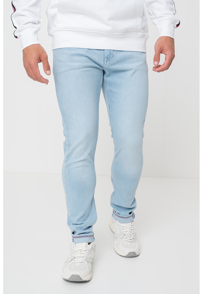 Blugi slim fit - Albastru lavanda