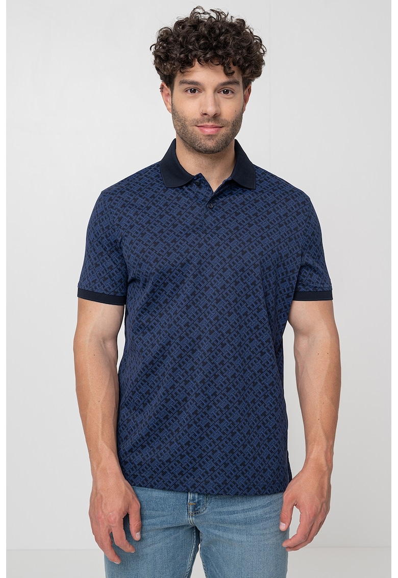 Tricou polo regular fit de bumbac
