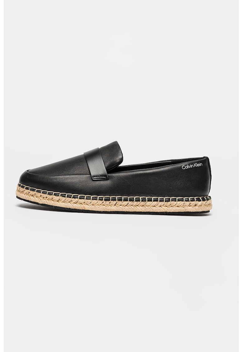 Pantofi loafer din piele cu detaliu logo