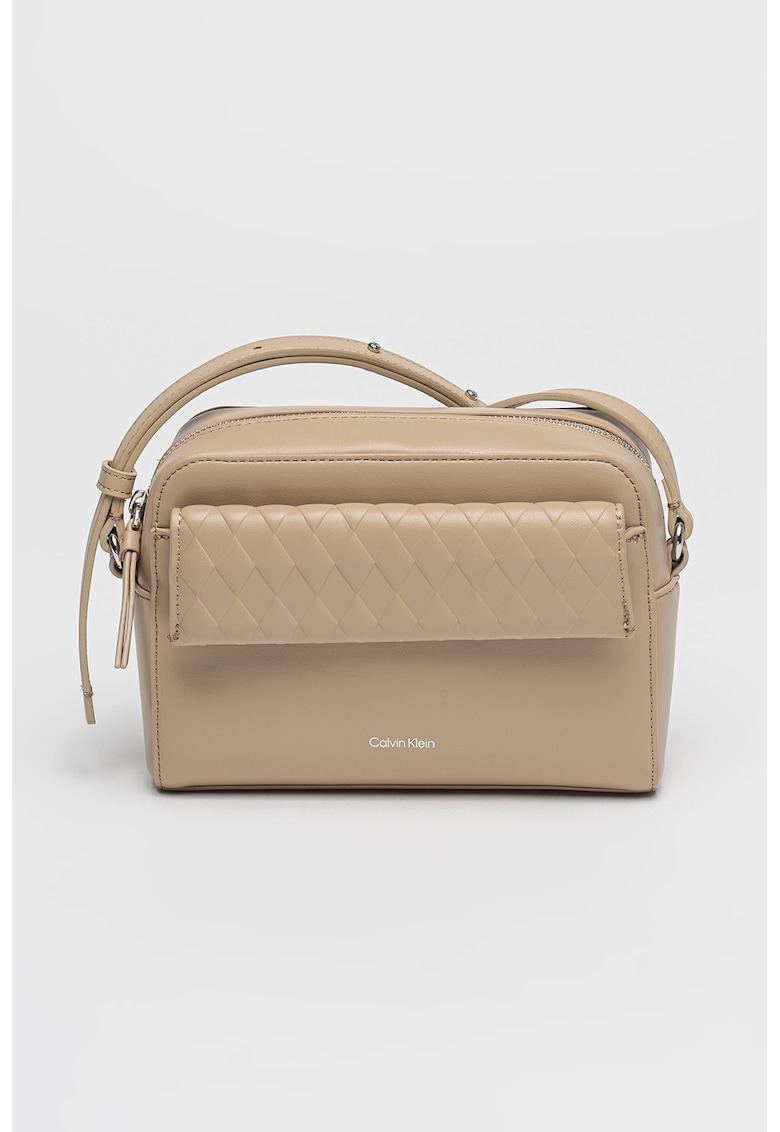 Geanta crossbody matlasata din piele ecologica