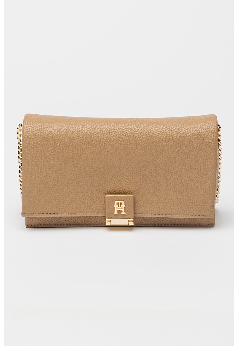 Geanta crossbody de piele ecologica cu bareta din lant