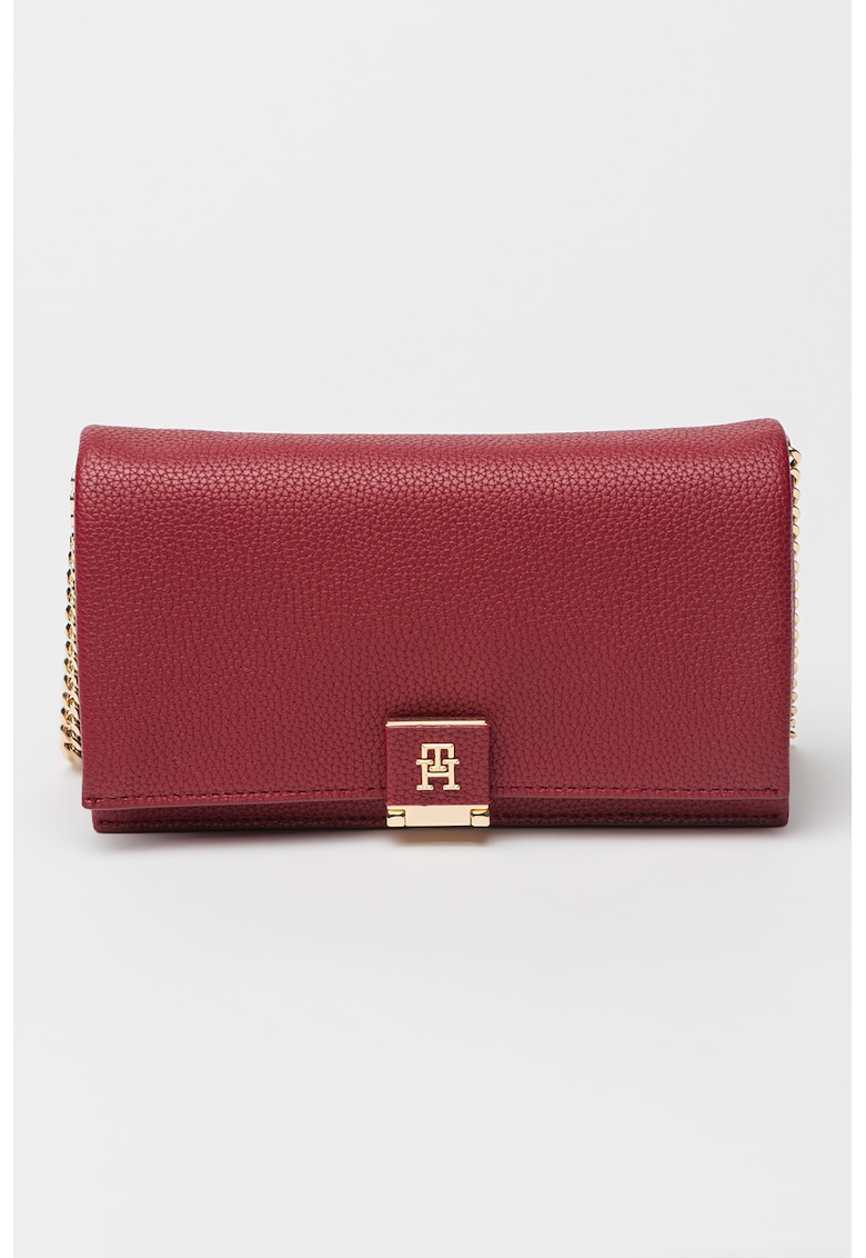 Geanta crossbody de piele ecologica cu bareta din lant