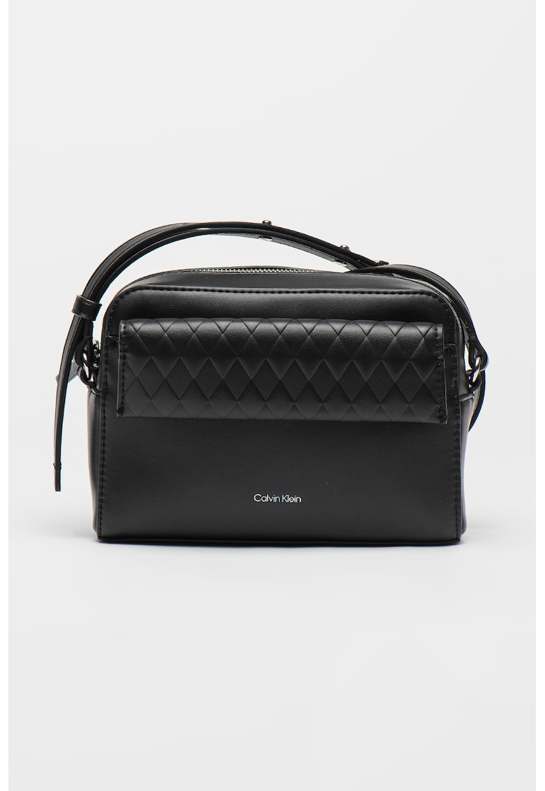 Geanta crossbody matlasata din piele ecologica