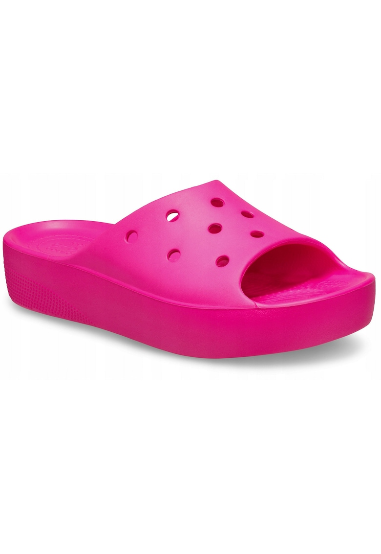 Slapi Femei - Classic Platform 208180 Slide - Roz -