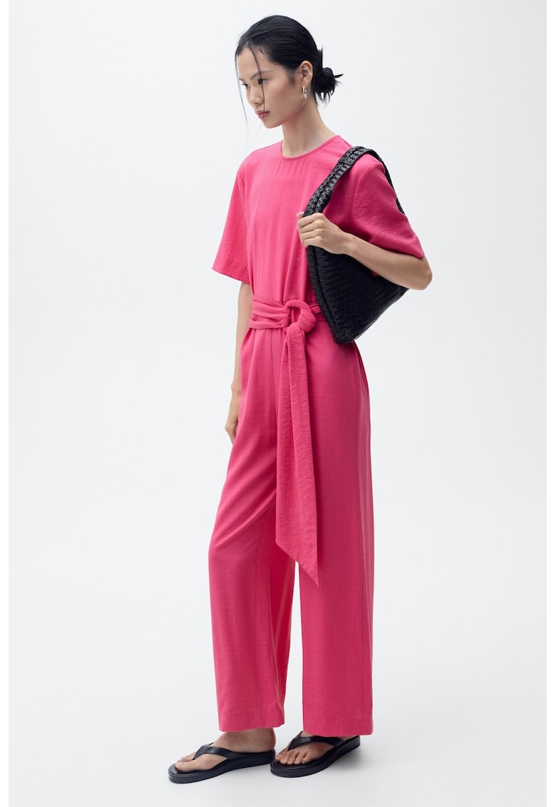 Salopeta uni cu cordon in talie