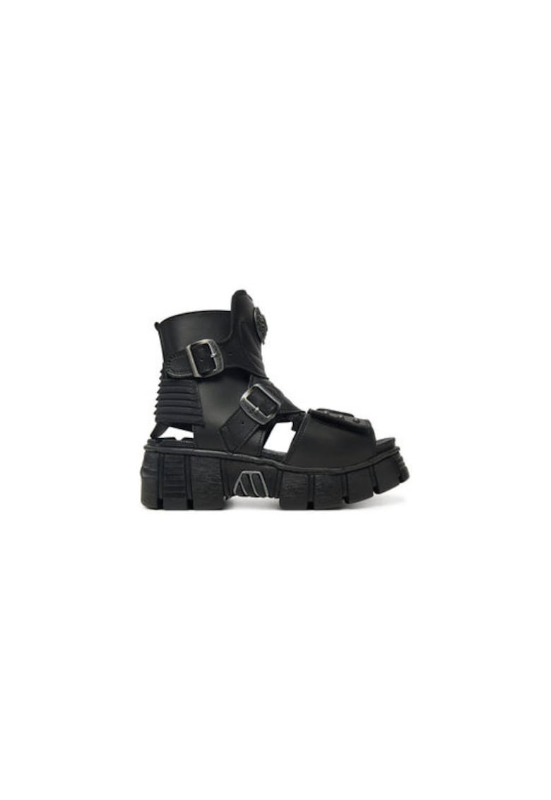 Sandale dama  305271587 - Piele ecologica - Negru