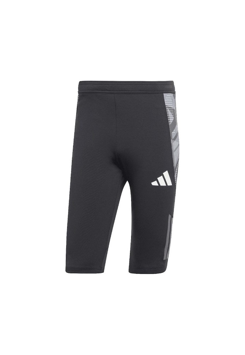 Pantaloni scurti sport - Tiro 24 Competition - croiala slim - negru - poliester reciclat