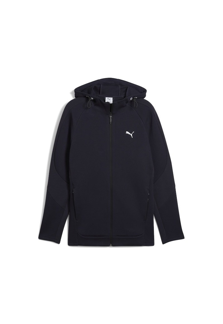 Bluza cu fermoar  pentru Barbati - evostripe full-zip hoodie dk - 684613-16 - Albastru