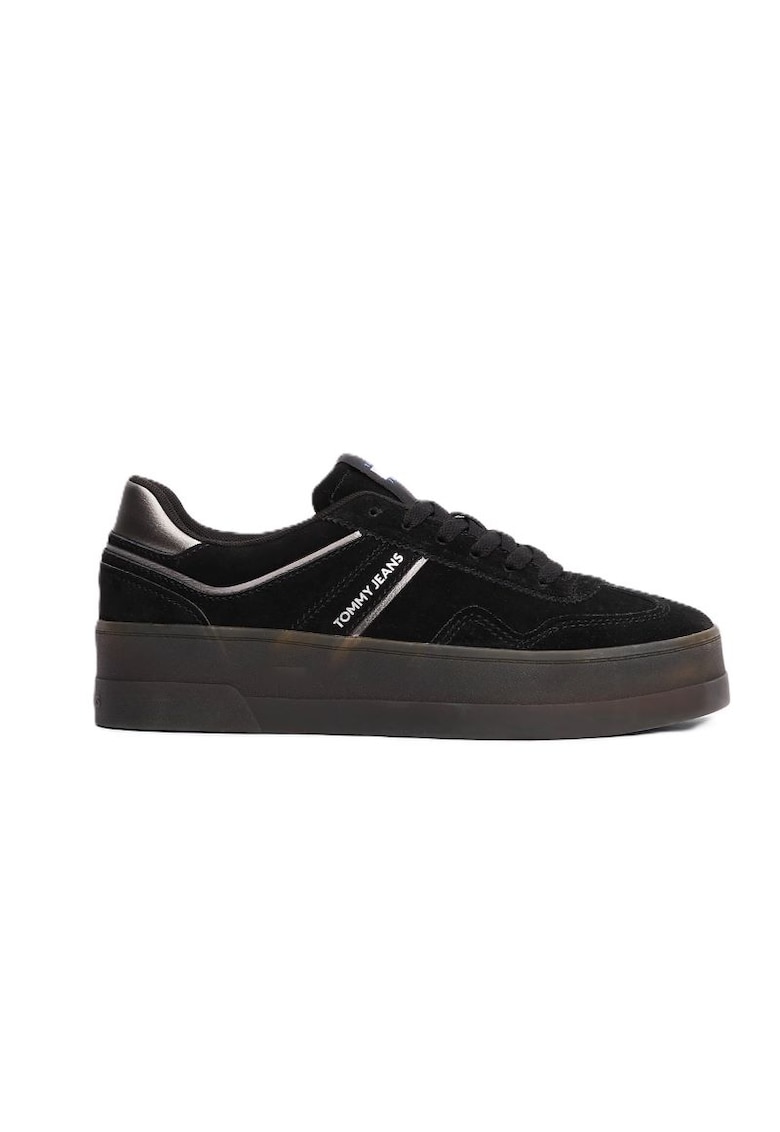 Pantofi sport  pentru Lifestyle - THE GREENWICH FLATFORM ELEVATE - EN0EN02676-BDS - Negru