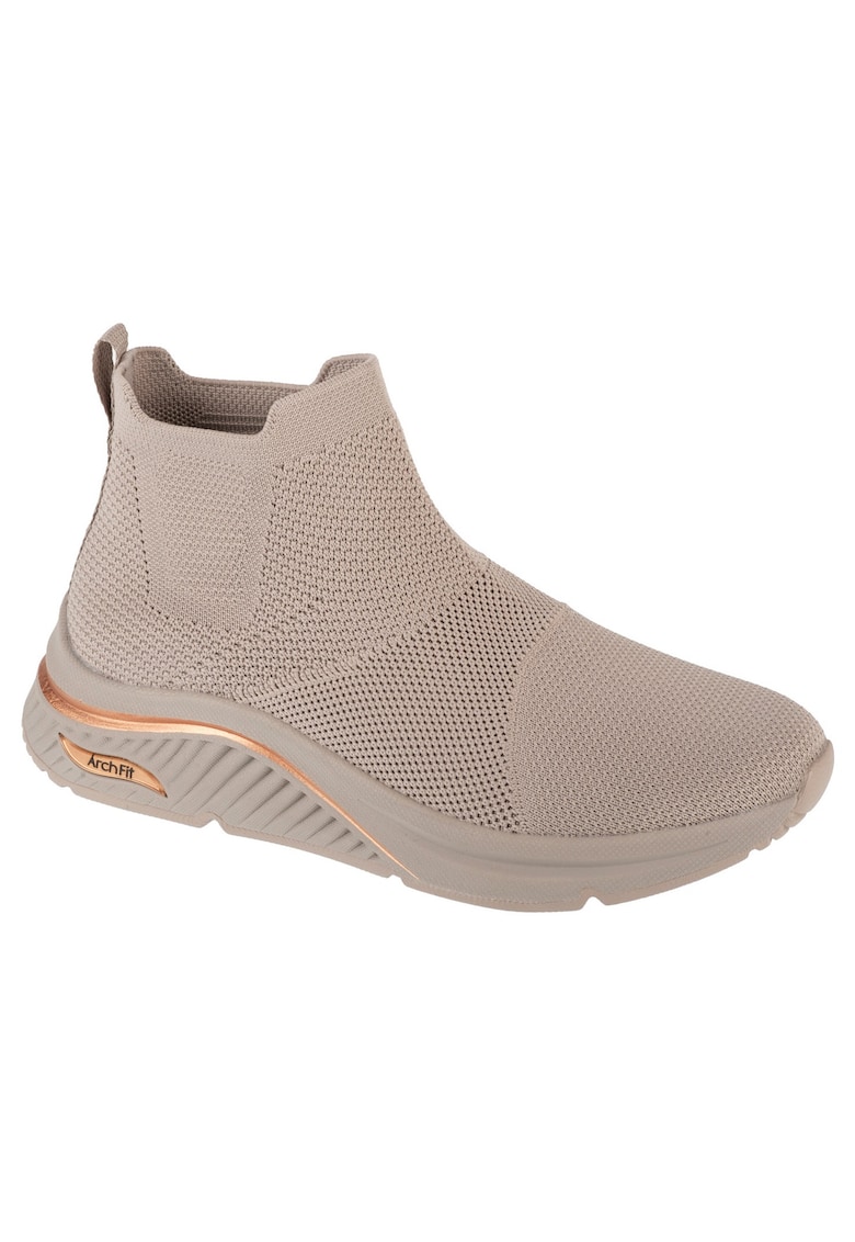 Pantofi sport dama - Arch Fit S-Miles - Sock Walk 155580-TPE - Bej - Bej