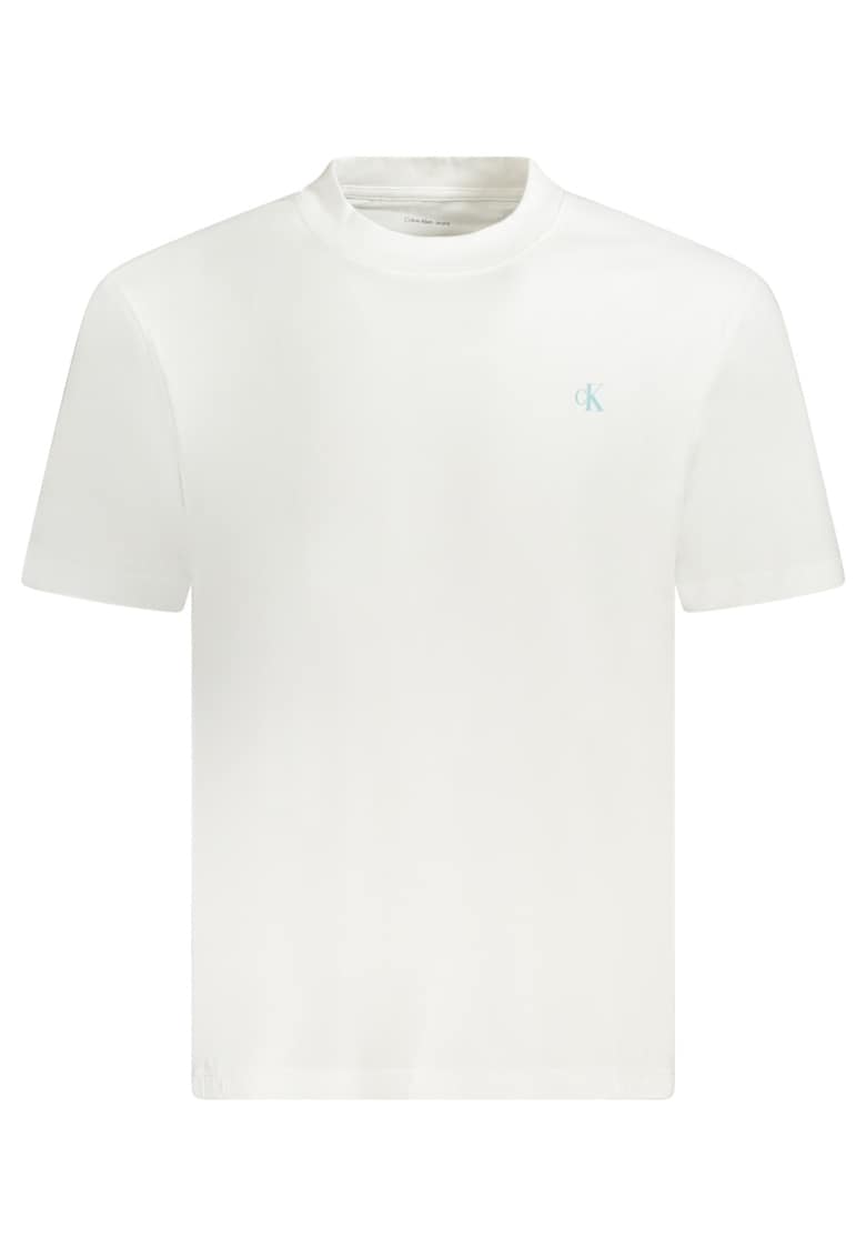 Tricou barbati - cu imprimeu pe spate - Regular fit - Alb