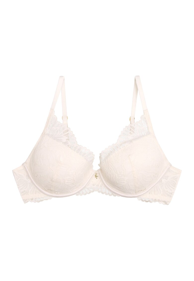 Sutien Push-up Blueberry Alb crem - Crem