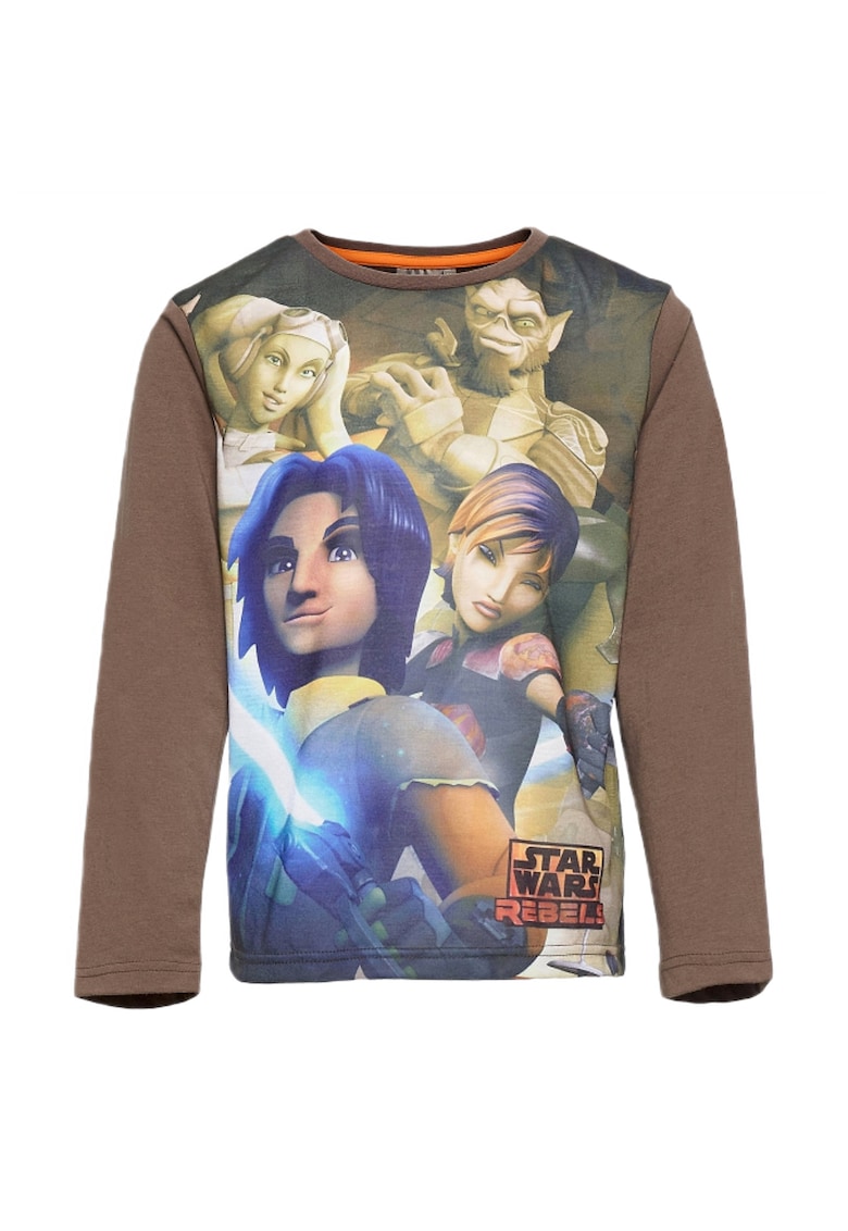 Bluza copii -  Star Wars - Bumbac/Poliester - Maro - 104cm