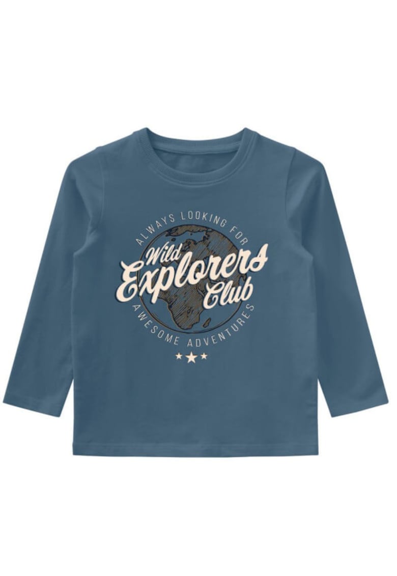 Bluza copii -  Bumbac - Albastru - 80cm Bluza copii -  Bumbac - Albastru - 80cm