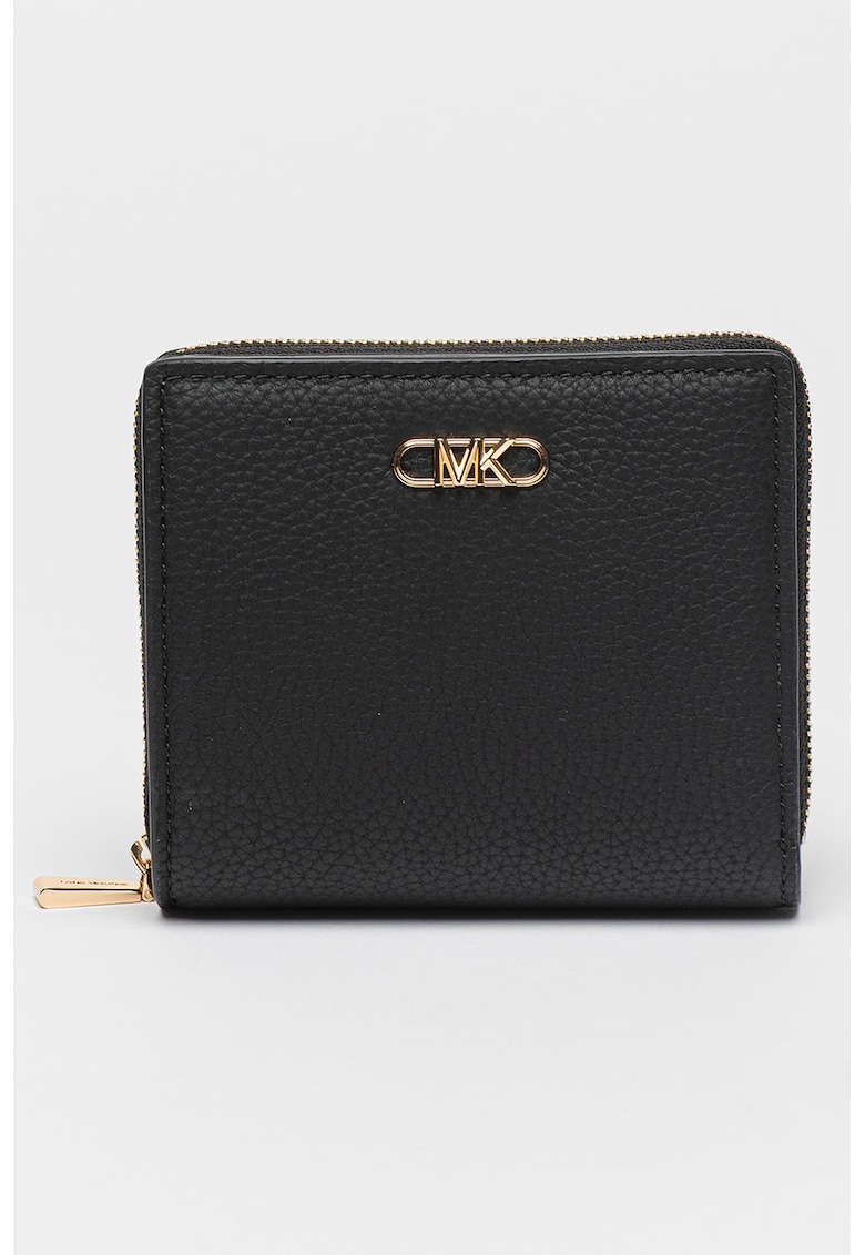 Portofel de piele cu logo discret