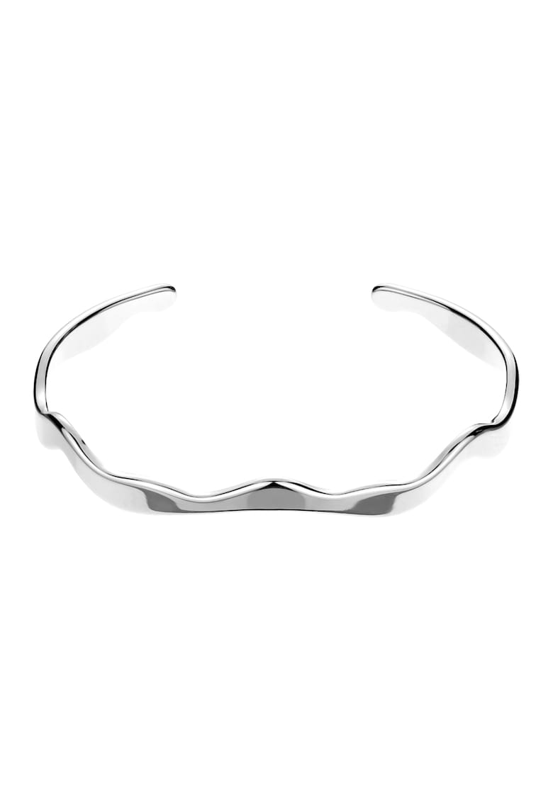 Bratara din otel inoxidabil cu model in valuri