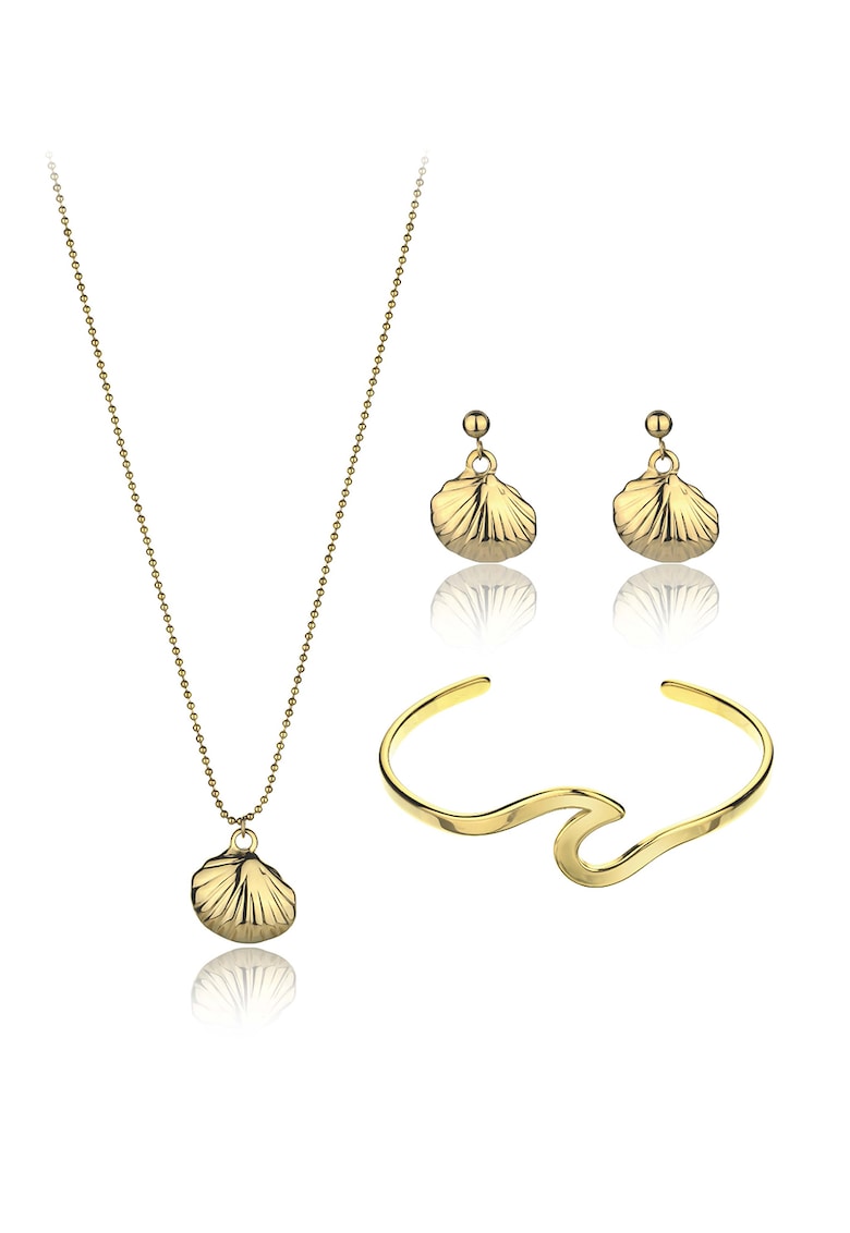 Set de colier - cercei si bratara din otel inoxidabil