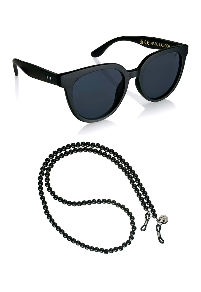 Ochelari de soare butterfly unisex cu lant