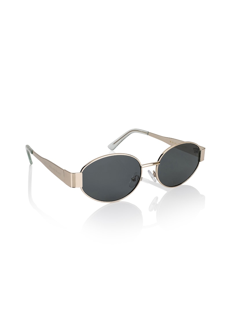 Ochelari de soare ovali unisex polarizati Glam - Matte Havana