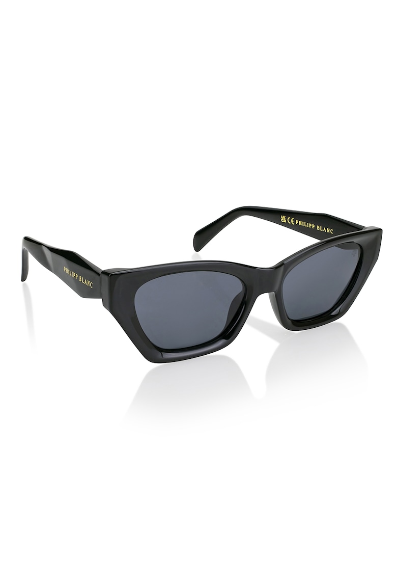 Ochelari de soare cat-eye unisex polarizati Bravado - Negru