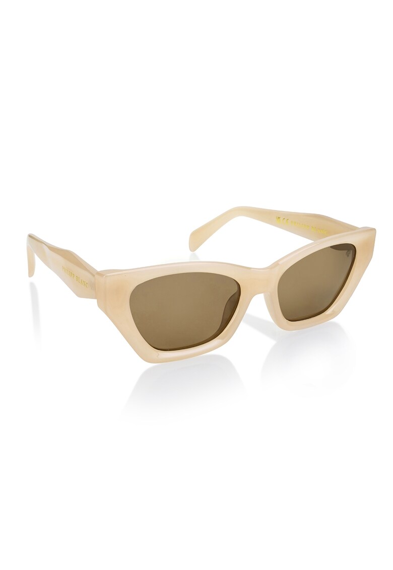 Ochelari de soare cat-eye unisex polarizati Bravado - Bej