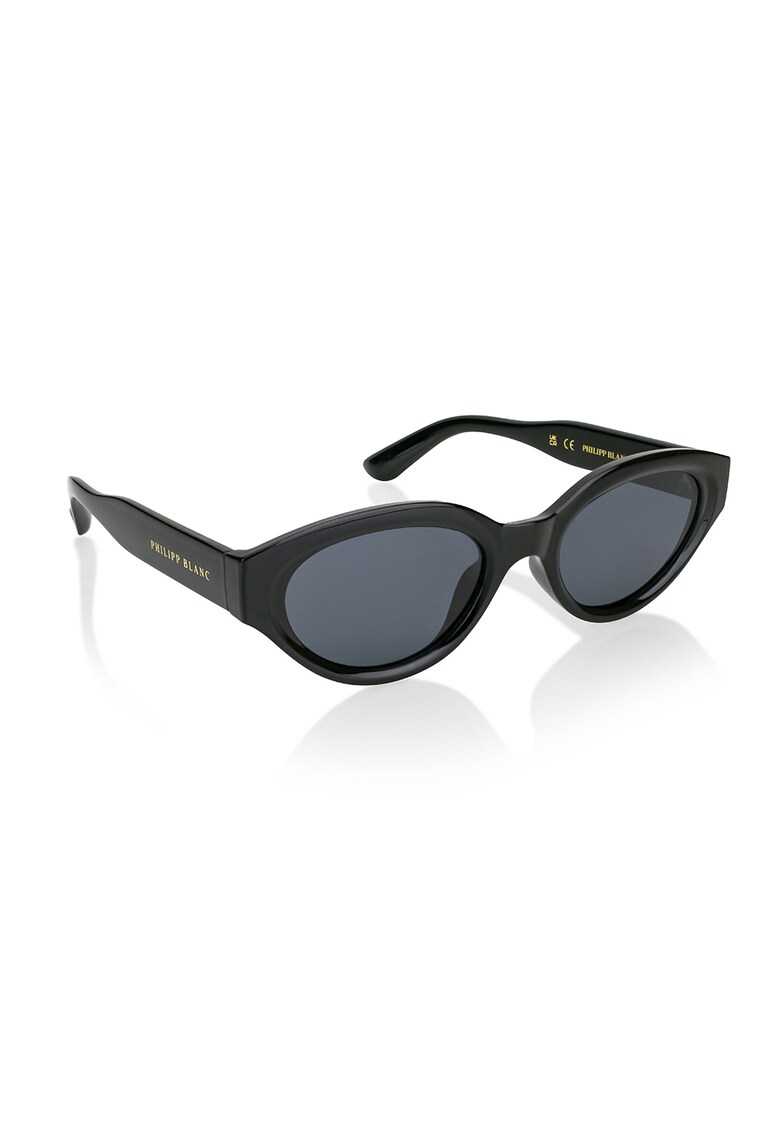 Ochelari de soare unisex cat-eye polarizati - Negru