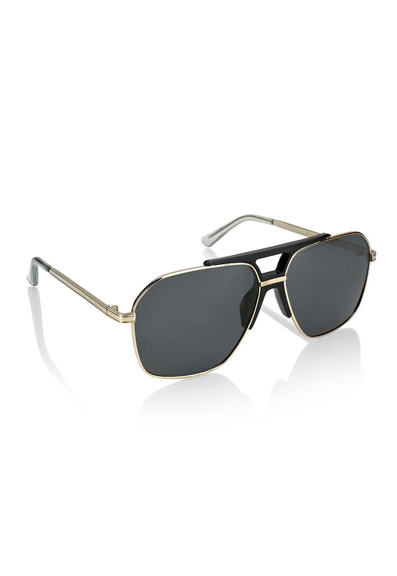 Ochelari de soare aviator unisex polarizati - Auriu/Negru