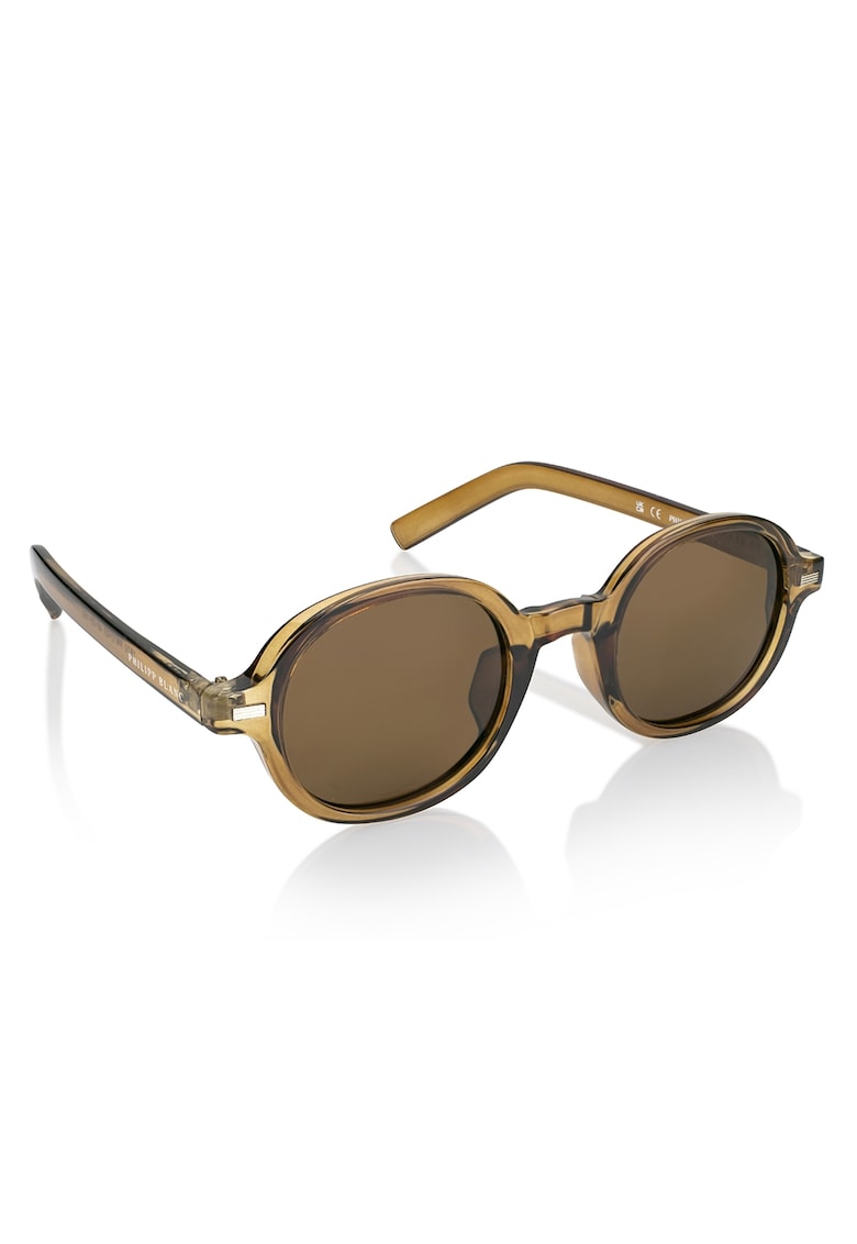 Ochelari de soare rotunzi unisex polarizati - Caramel