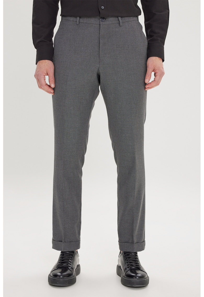 Pantaloni eleganti cu buzunare laterale