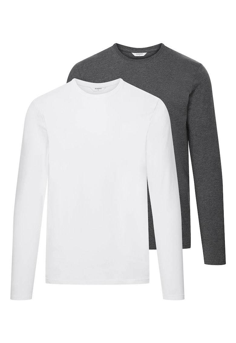 Bluza barbati Move set de 2 perechi alb - gri - Alb