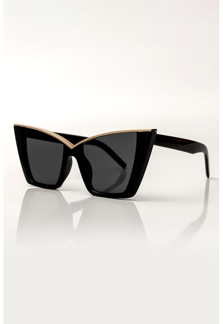 Ochelari de soare cat-eye Madison - Negru