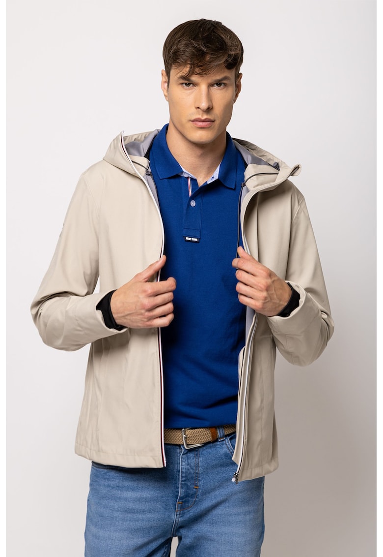 Jacheta cu gluga Nobod - Maro nisip