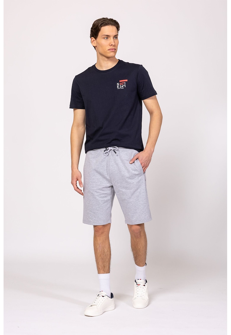 Bermude cu snur de ajustare Zivio - Gri deschis melange