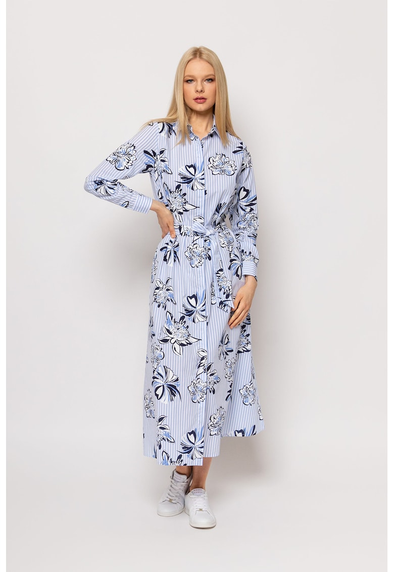 Rochie lunga cu imprimeu floral