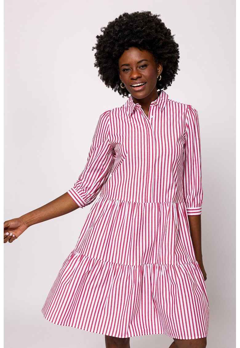 Rochie-camasa cu model in dungi