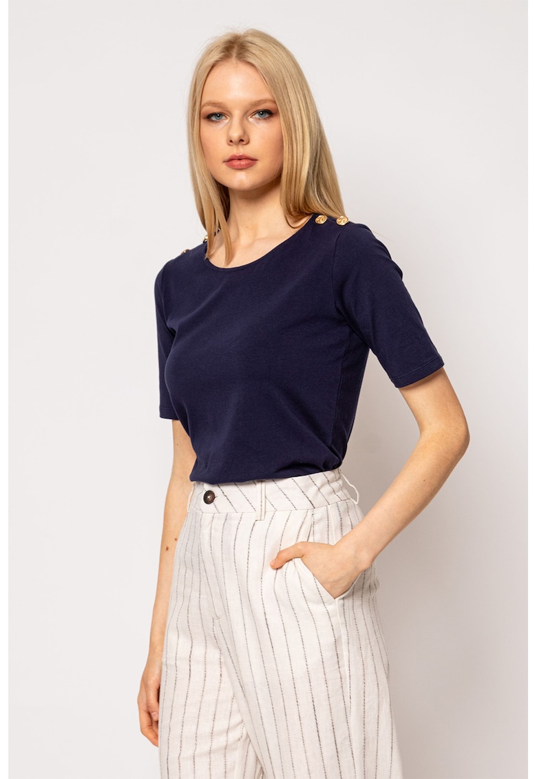 Tricou slim fit Morza - Ametist