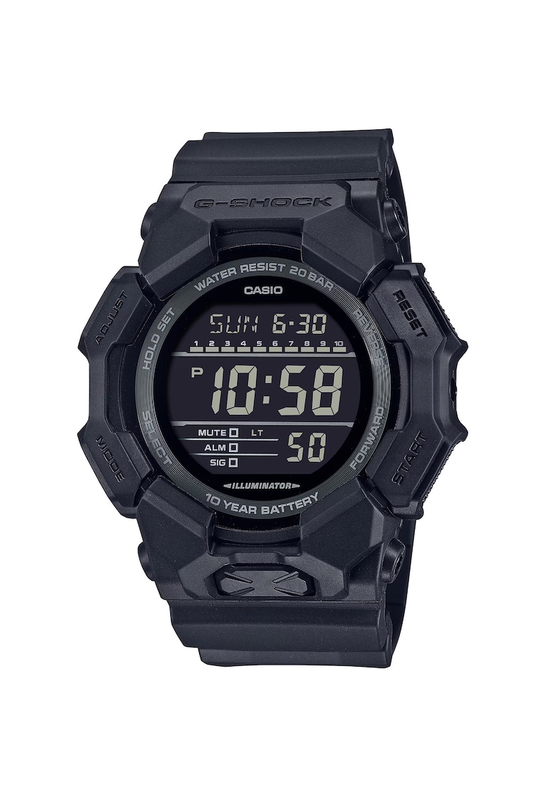 Ceas G-SHOCK GD-010-1A1ER - negru - 51mm - rezistent la apa 200m - curea din cauciuc