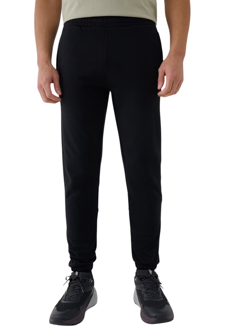 Pantaloni barbati 4FWSS25TTROM1014 - Bumbac/Poliester - Negru