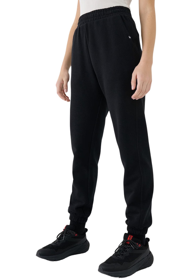 Pantaloni dama 4F CAS - negru - bumbac 80% - poliester 20%