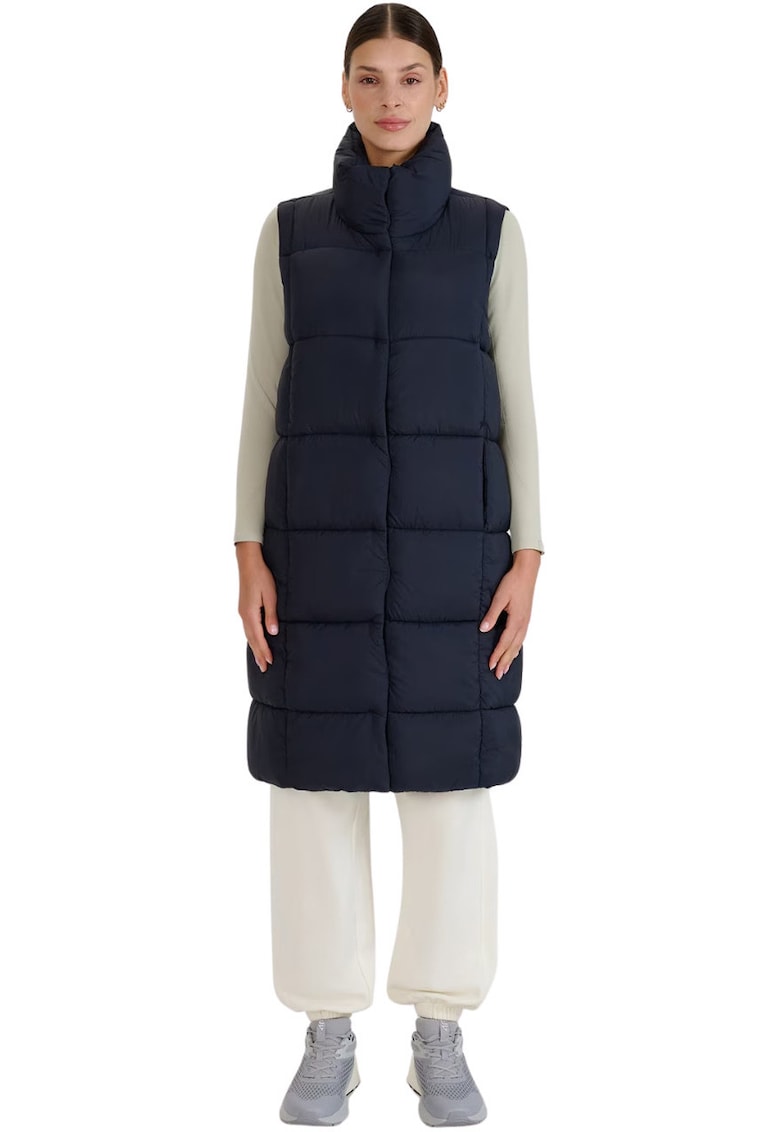 Vesta dama 4F F209 - negru - poliamida - umplutura sintetica - matlasata