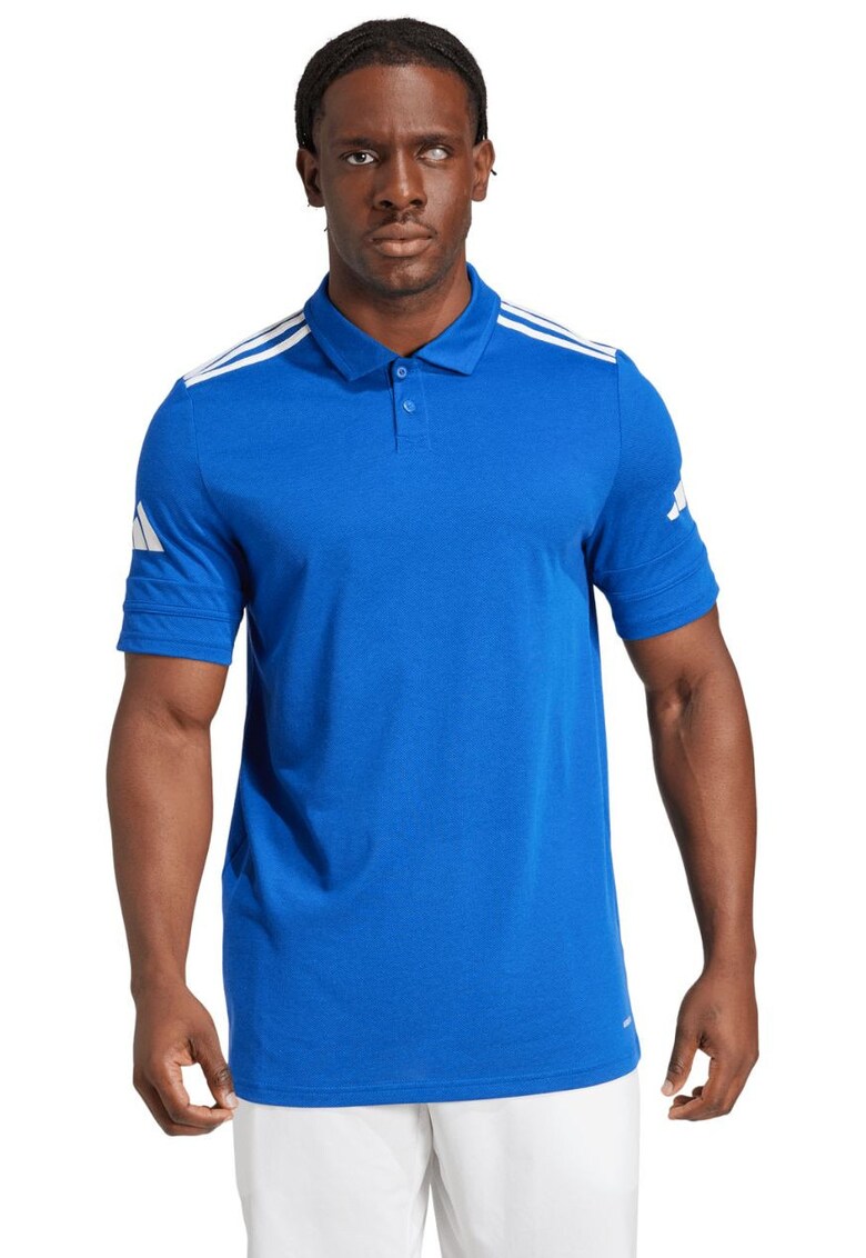 Tricou polo - Squadra 25 - albastru - uscare rapida - poliester