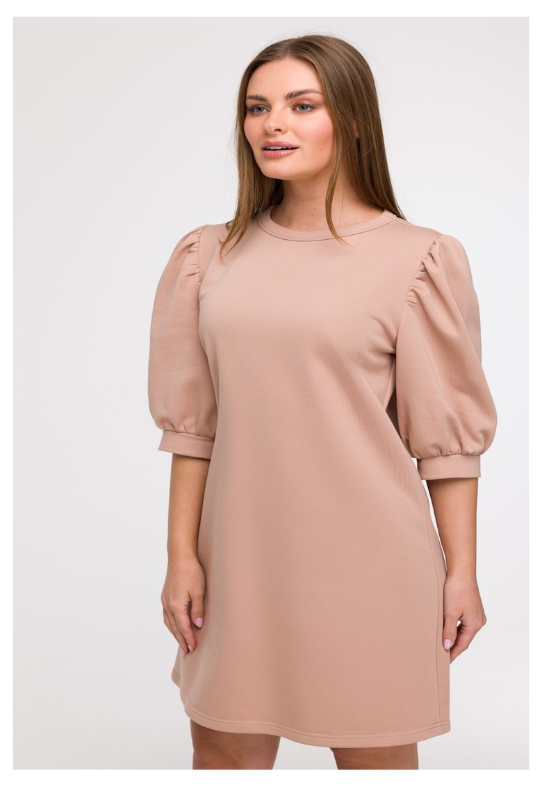 Rochie din trening cu maneci bufante -