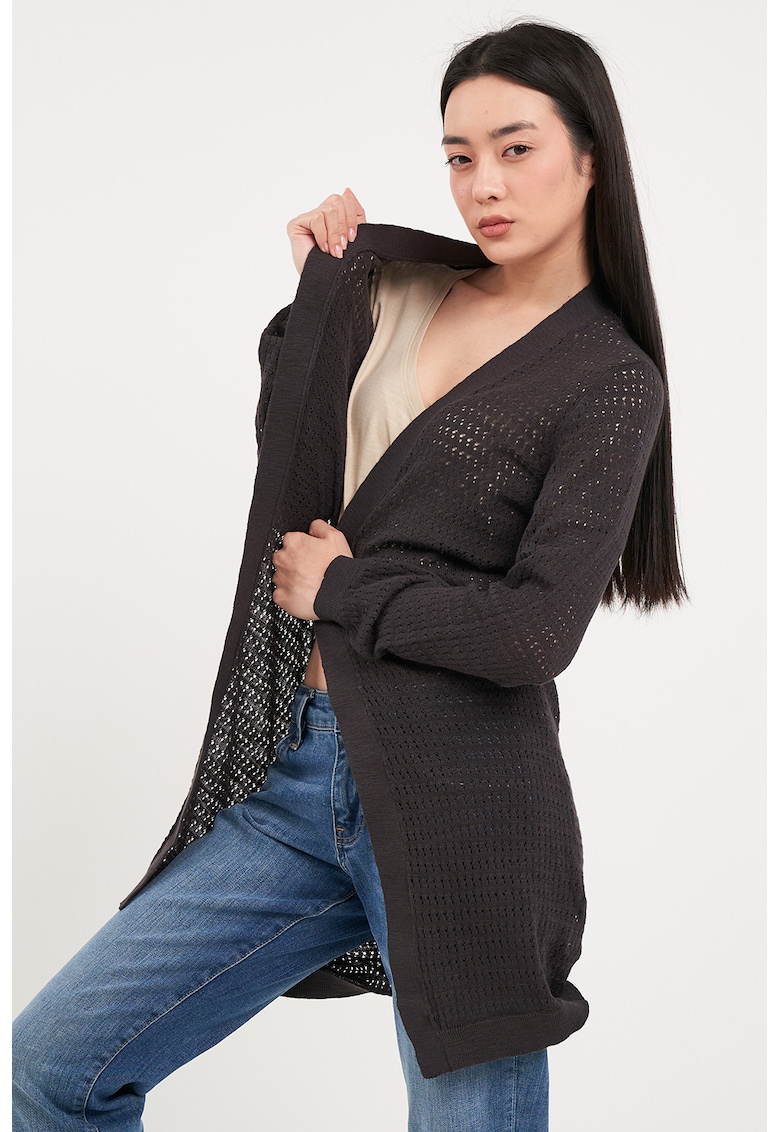 Cardigan lung fara inchidere