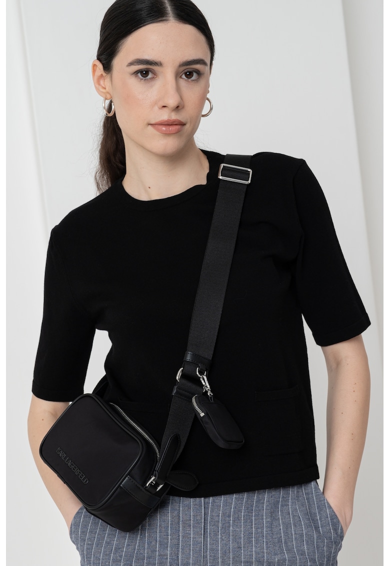 Tricou uni cu buzunare - Negru