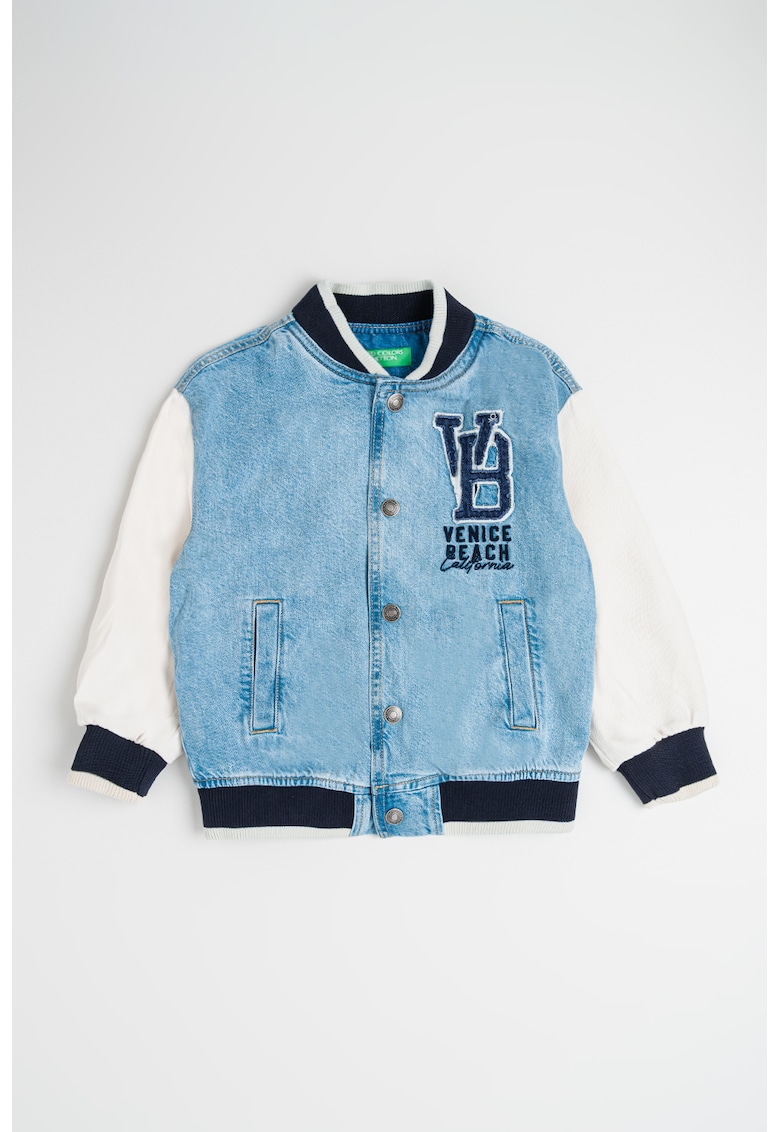 Jacheta bomber din denim