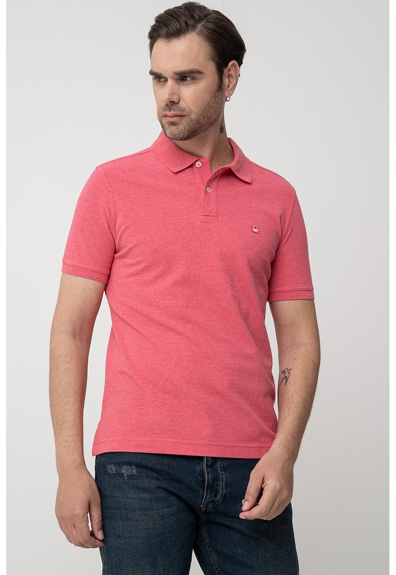 Tricou polo cu logo discret