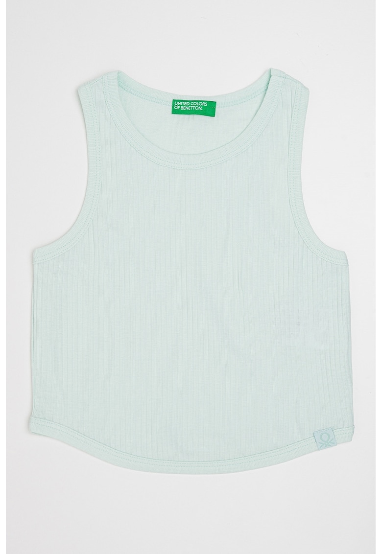 Top crop striat - Verde menta