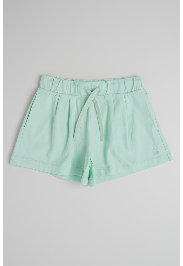 Pantaloni scurti de bumbac cu snur