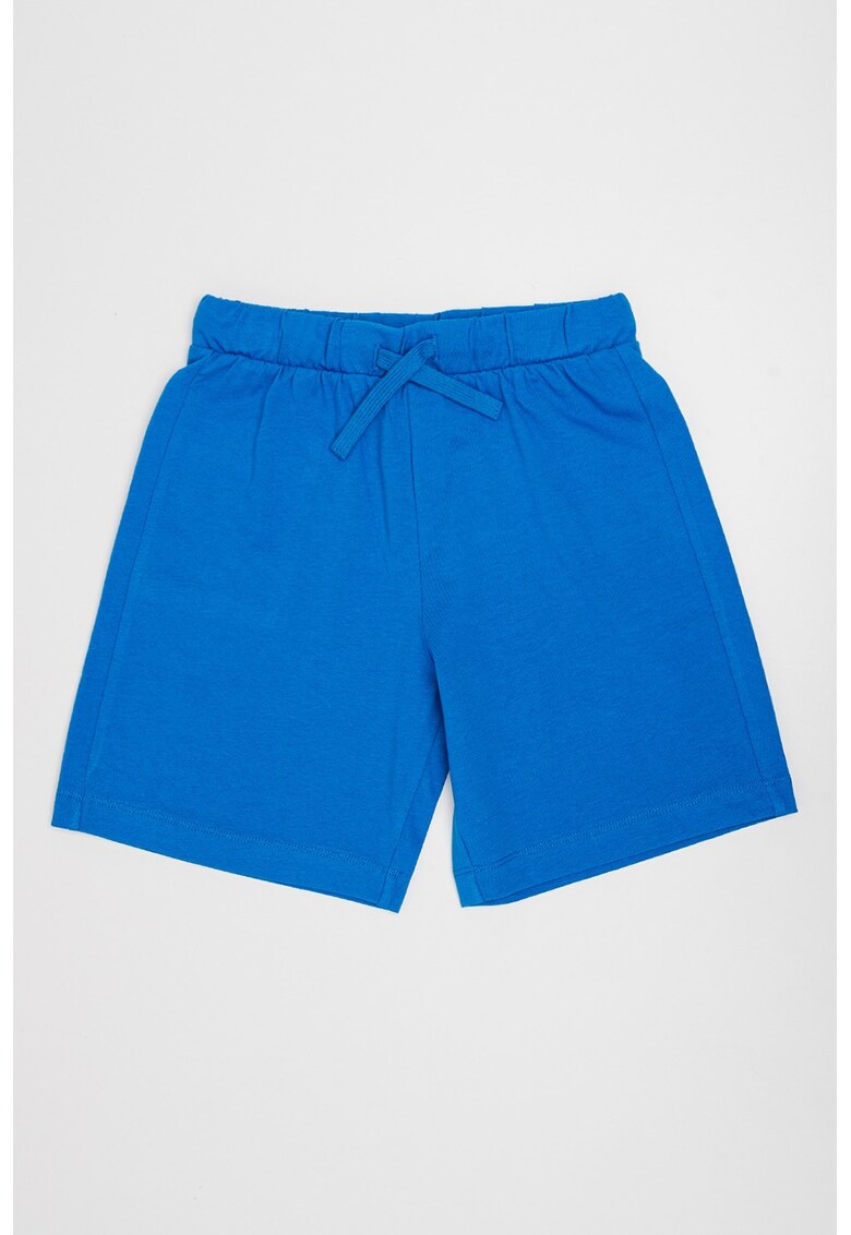 Pantaloni scurti cu snur si buzunar pe partea din spate - Albastru royal